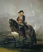 Francisco de Goya Carlos IV a caballo oil painting